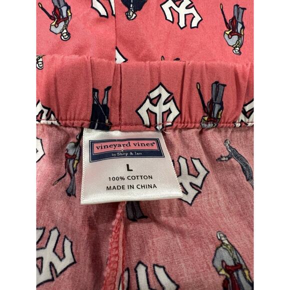 Vineyard Vines Sleep Lounge Shorts Women Large Cotton Washington Stonewall Print - Picture 4 of 7